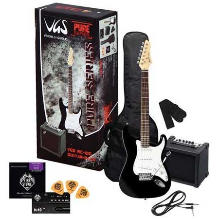 VGS E-Gitarre Pack, Black